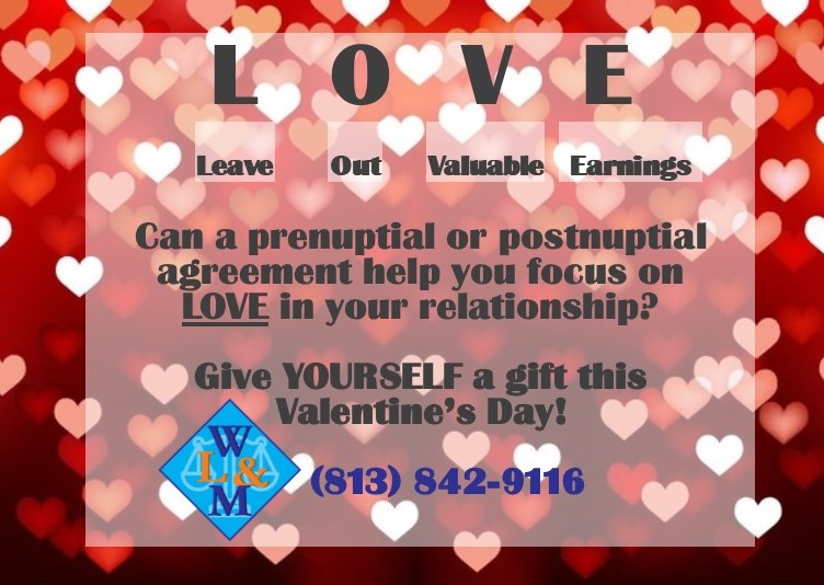 Picture of Love ad for Valentine's Day
